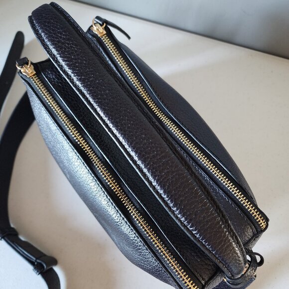 Moonshaft Dual Zip Crossbody "EUC" - Picture 3 of 16